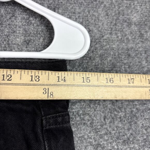 Rag & Bone Alex Straight Jeans Womens Size 26 black Button fly - Picture 6 of 12